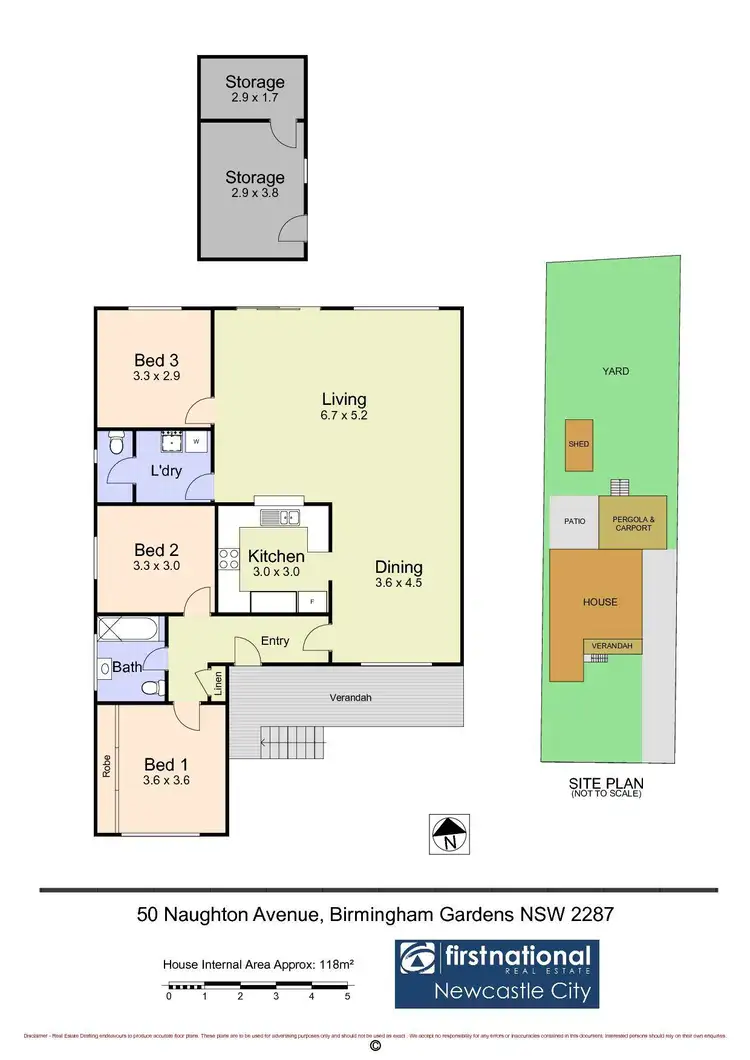 Floorplan of Homely house listing, 50 Naughton Avenue, Birmingham Gardens NSW 2287