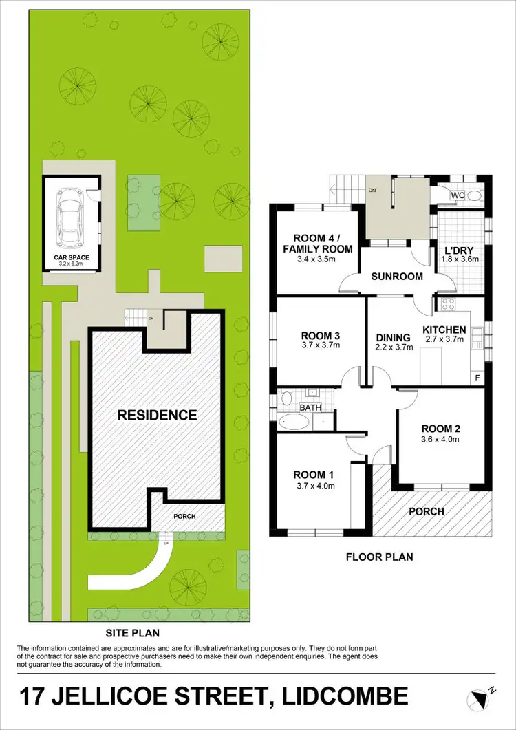 Floorplan of Homely house listing, 17 Jellicoe Street, Lidcombe NSW 2141