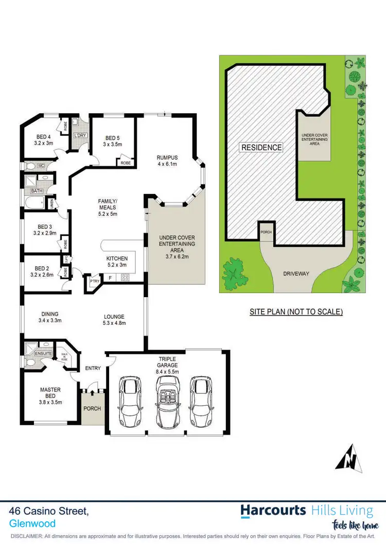 Floorplan of Homely house listing, 46 Casino Street, Glenwood NSW 2768
