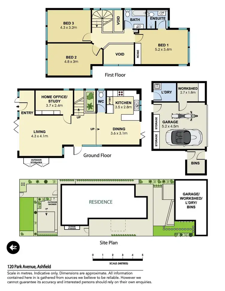 Floorplan of Homely house listing, 120 Park Avenue, Ashfield NSW 2131