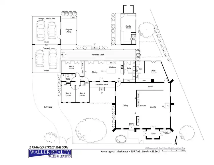 Floorplan of Homely house listing, 2 Francis Street, Maldon VIC 3463