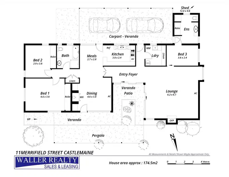 Floorplan of Homely house listing, 11 Merrifield Street, Castlemaine VIC 3450