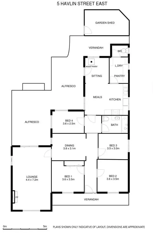 Floorplan of Homely house listing, 5 Havlin Street East, Kennington VIC 3550