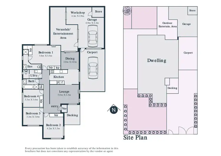Floorplan of Homely house listing, 24 Nickson Street, Bundoora VIC 3083