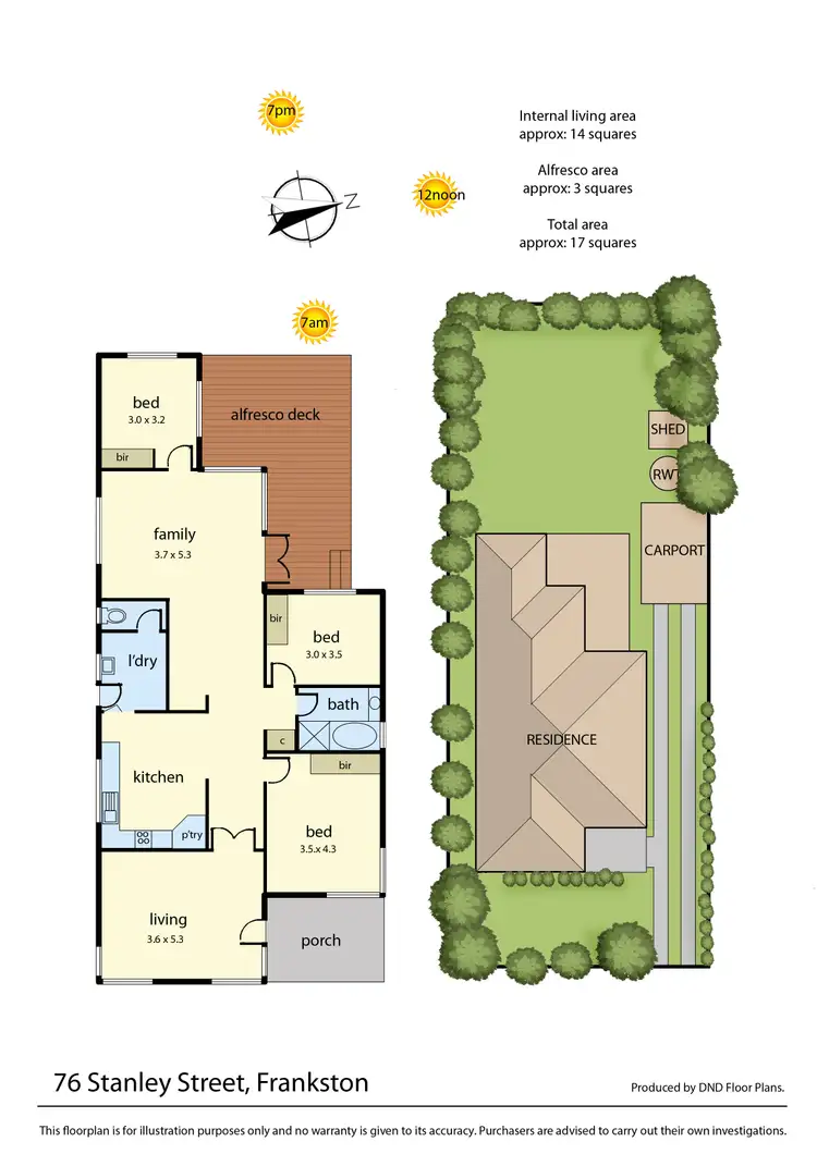 Floorplan of Homely house listing, 76 Stanley Street, Frankston VIC 3199