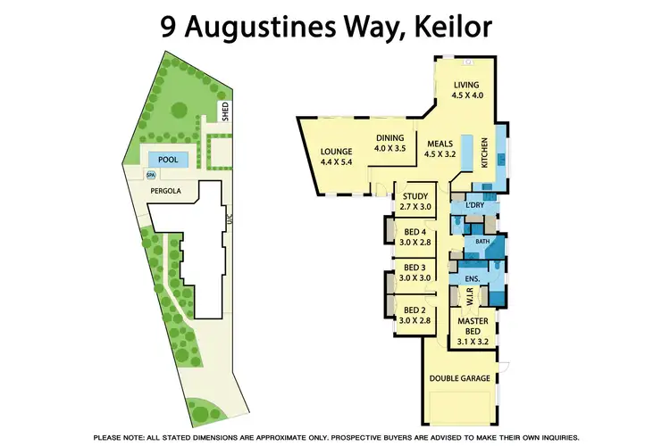 Floorplan of Homely house listing, 9 Augustines Way, Keilor VIC 3036