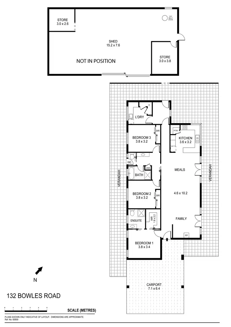 Floorplan of Homely house listing, 132 Bowles Road, Longlea VIC 3551