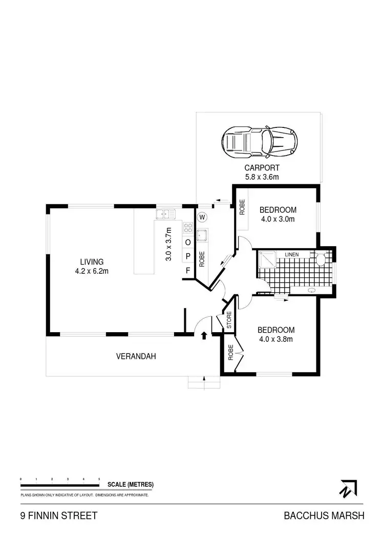 Floorplan of Homely house listing, 9 Finnin Street, Bacchus Marsh VIC 3340
