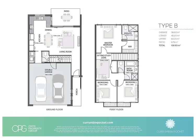 Floorplan of Homely townhouse listing, 13/6 Border North Drive, Currumbin Waters QLD 4223