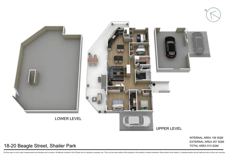 Floorplan of Homely house listing, 18-20 Beagle Street, Shailer Park QLD 4128