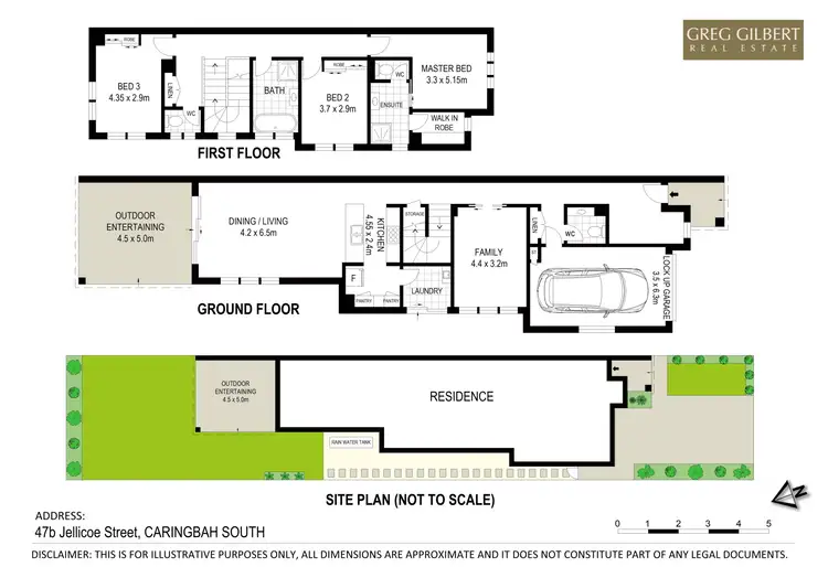 Floorplan of Homely semi-detached listing, 47B Jellicoe Street, Caringbah South NSW 2229