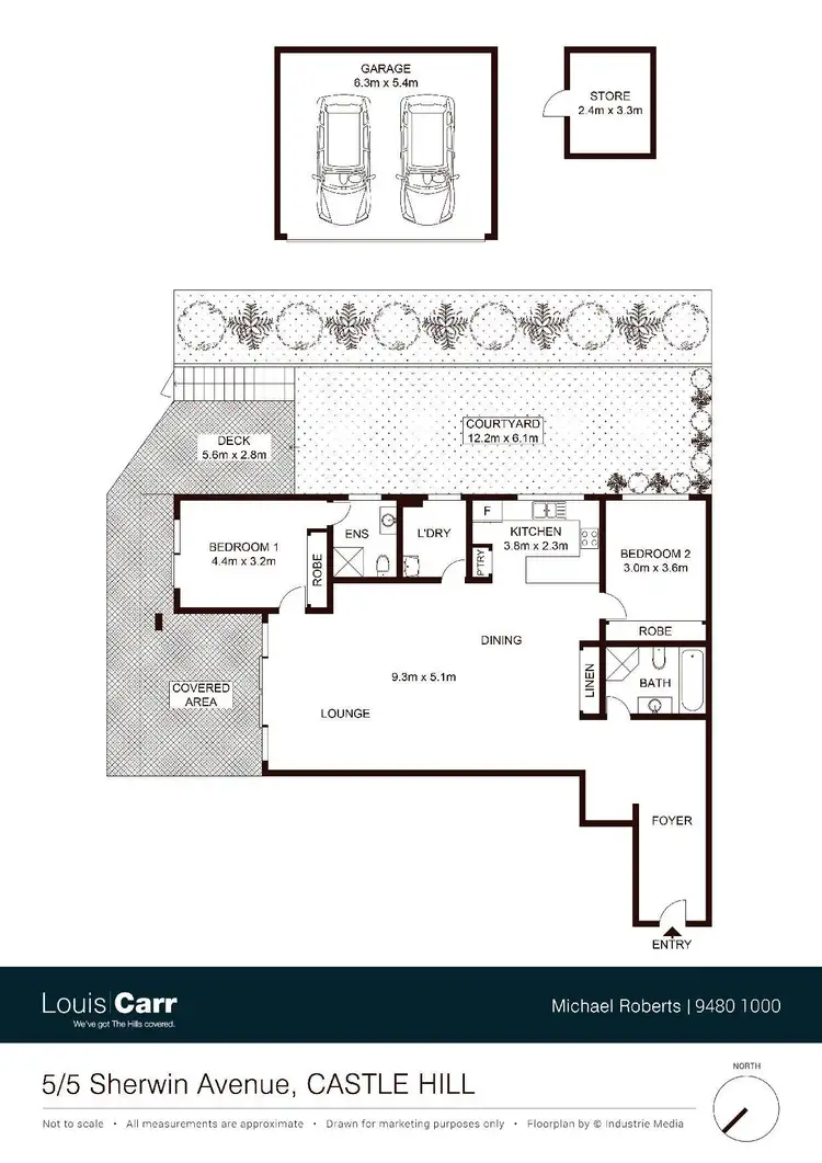 Floorplan of Homely unit listing, 5/5 Sherwin Avenue, Castle Hill NSW 2154