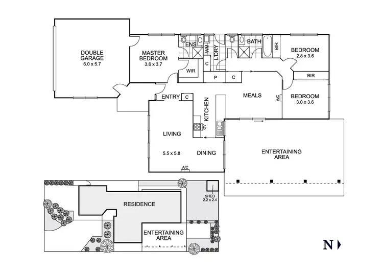 Floorplan of Homely house listing, 6 Sheeprun Place, Hoppers Crossing VIC 3029