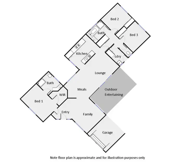 Floorplan of Homely house listing, 2A Anthony Street, Mildura VIC 3500