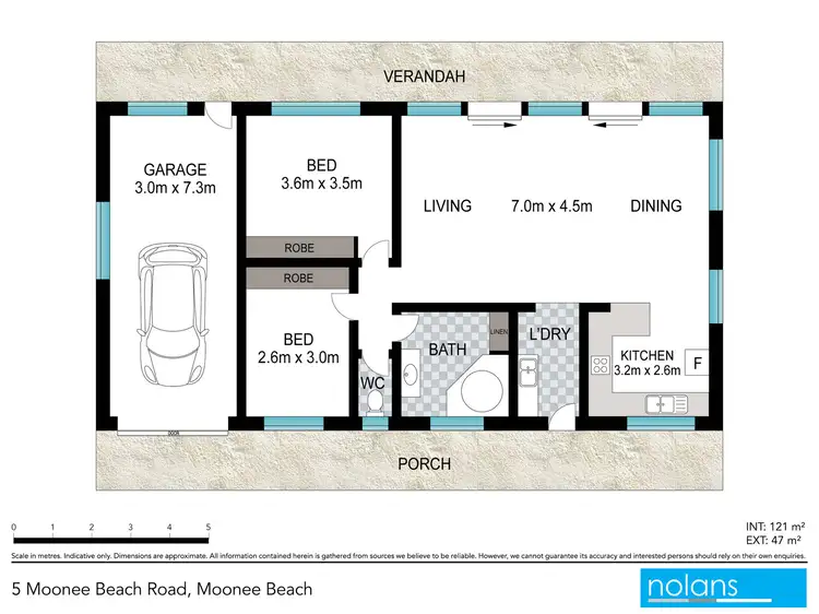 Floorplan of Homely house listing, 5 Moonee Beach Road, Moonee Beach NSW 2450