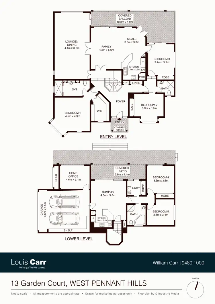 Floorplan of Homely house listing, 13 Garden Court, West Pennant Hills NSW 2125
