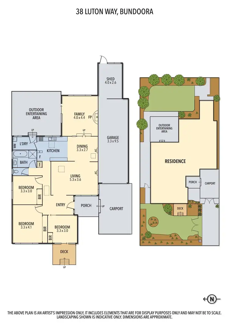 Floorplan of Homely house listing, 38 Luton Way, Bundoora VIC 3083