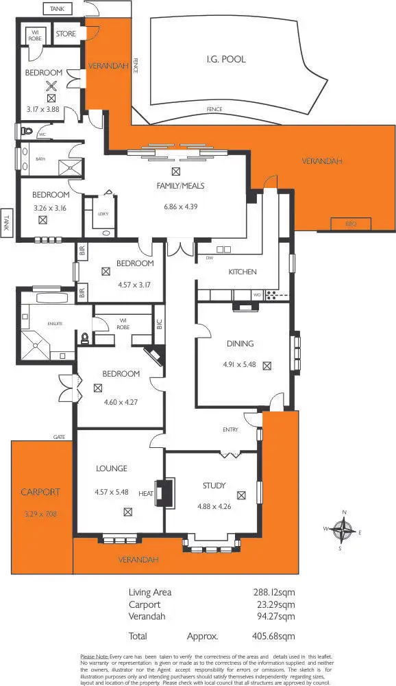 Floorplan of Homely house listing, 16 Rutland Avenue, Unley Park SA 5061