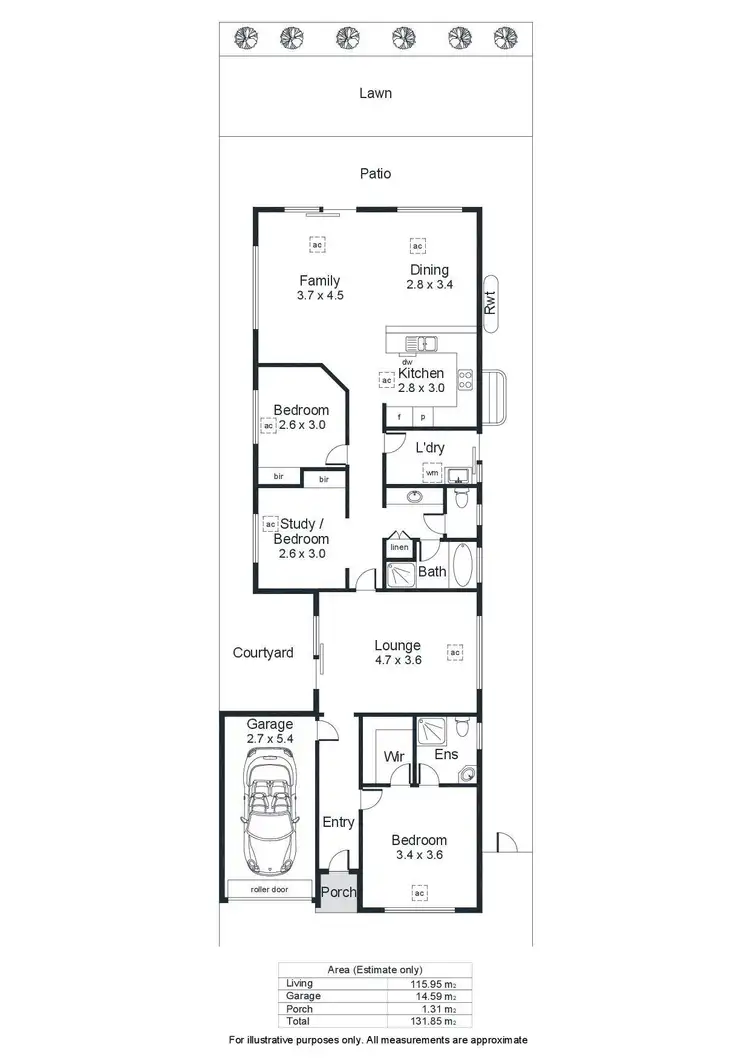 Floorplan of Homely house listing, 13B Aranga Avenue, Ingle Farm SA 5098