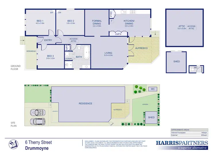 Floorplan of Homely house listing, 6 Therry Street, Drummoyne NSW 2047