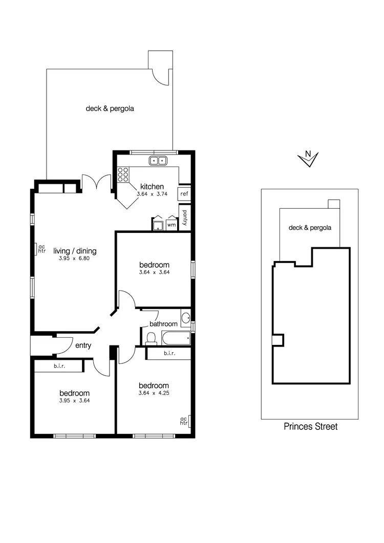 Floorplan of Homely house listing, 57 Princes Street, Williamstown VIC 3016