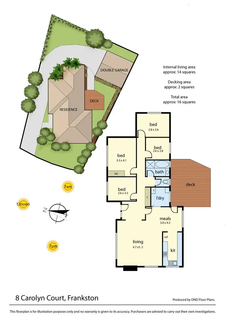 Floorplan of Homely house listing, 8 Carolyn Court, Frankston VIC 3199