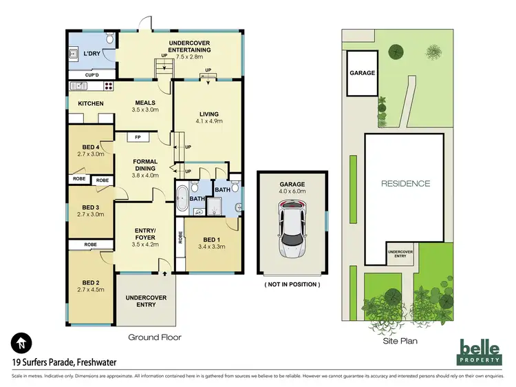 Floorplan of Homely house listing, 19 Surfers Parade, Freshwater NSW 2096