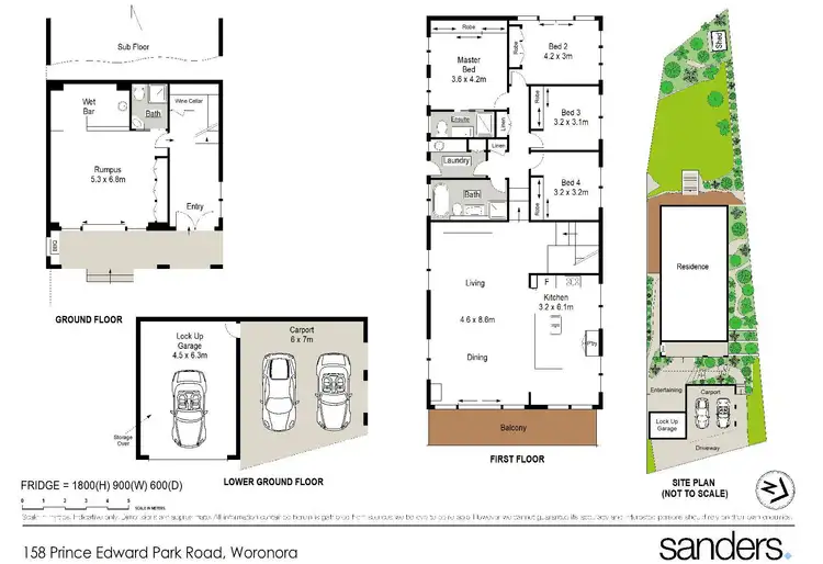 Floorplan of Homely house listing, 158 Prince Edward Park Road, Woronora NSW 2232