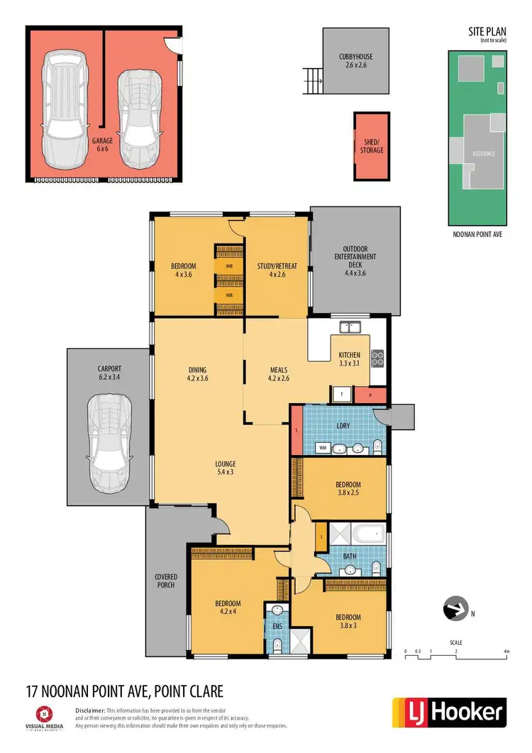Floorplan of Homely house listing, 17 Noonan Point Avenue, Point Clare NSW 2250