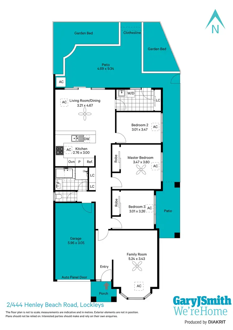 Floorplan of Homely unit listing, 2/444 Henley Beach Road, Lockleys SA 5032