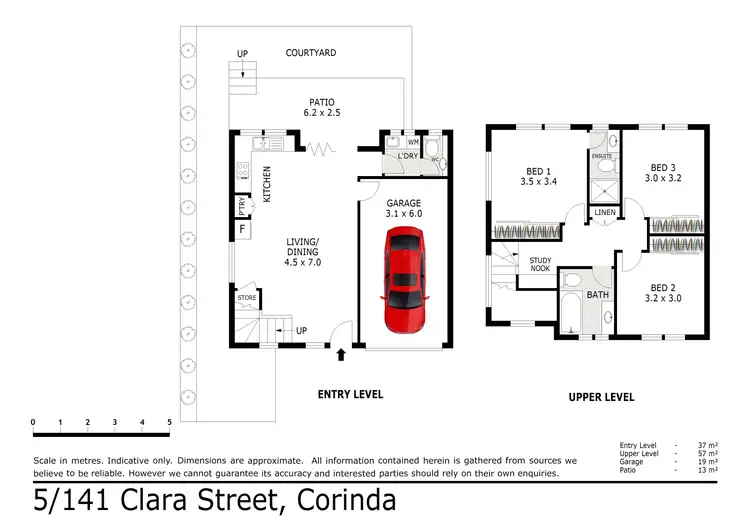 Floorplan of Homely unit listing, 5/141 Clara Street, Corinda QLD 4075