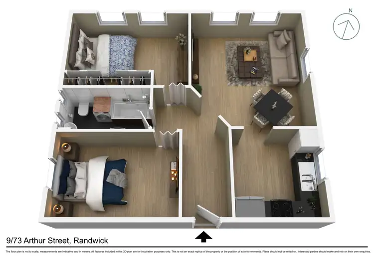 Floorplan of Homely apartment listing, 9/73 Arthur Street, Randwick NSW 2031