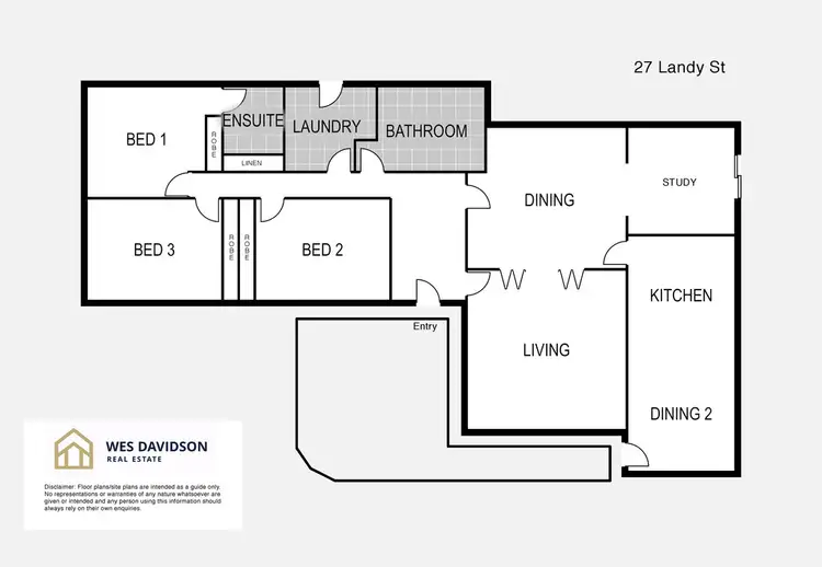 Floorplan of Homely house listing, 27 Landy Street, Horsham VIC 3400