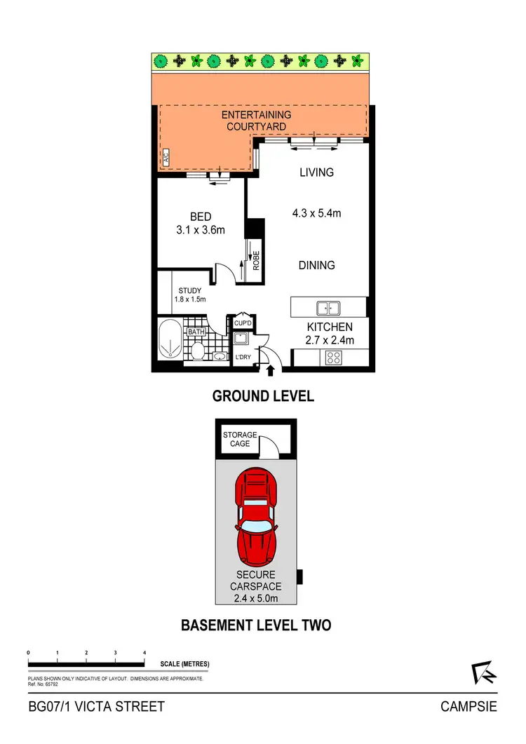 Floorplan of Homely apartment listing, BG7/1 Victa Street, Campsie NSW 2194