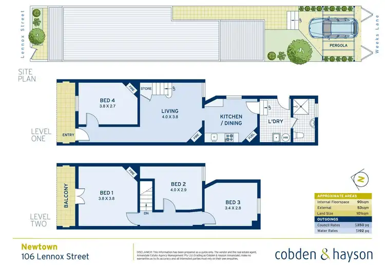 Floorplan of Homely house listing, 106 Lennox Street, Newtown NSW 2042