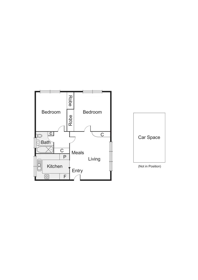 Floorplan of Homely apartment listing, 1/51 Ruskin Street, Elwood VIC 3184