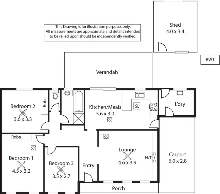 Floorplan of Homely house listing, 4 Kelly Avenue, O'halloran Hill SA 5158