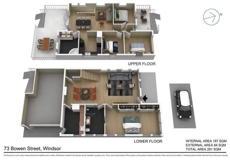 Floorplan of Homely house listing, 73 Bowen Street, Windsor QLD 4030