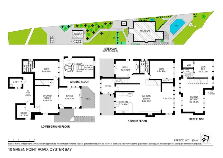 Floorplan of Homely house listing, 10 Green Point Road, Oyster Bay NSW 2225