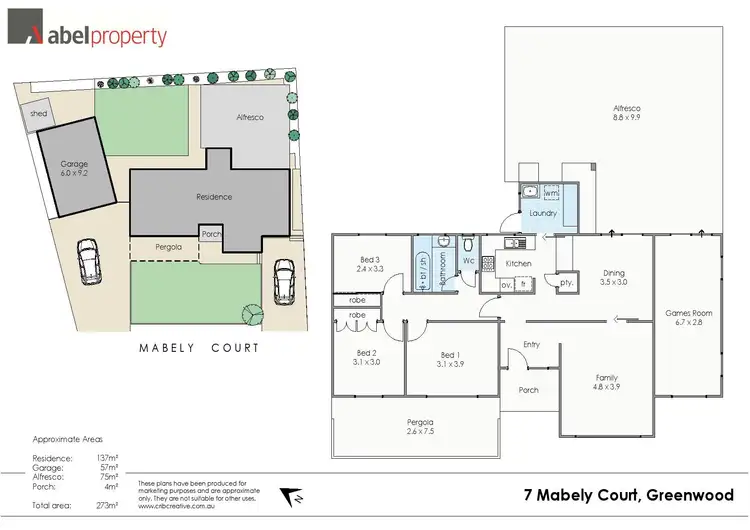 Floorplan of Homely house listing, 7 Mabley Court, Greenwood WA 6024