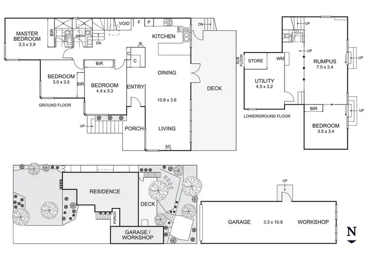 Floorplan of Homely house listing, 52 Glenair Street, Templestowe Lower VIC 3107