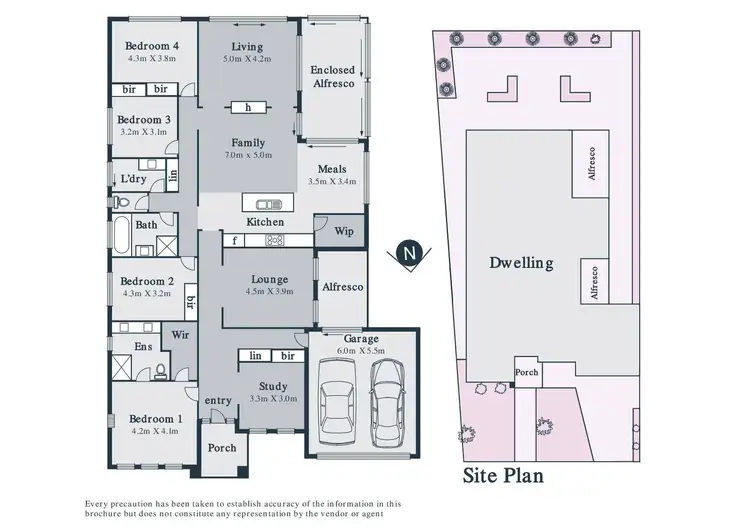 Floorplan of Homely house listing, 5 Geranium Grove, Mernda VIC 3754