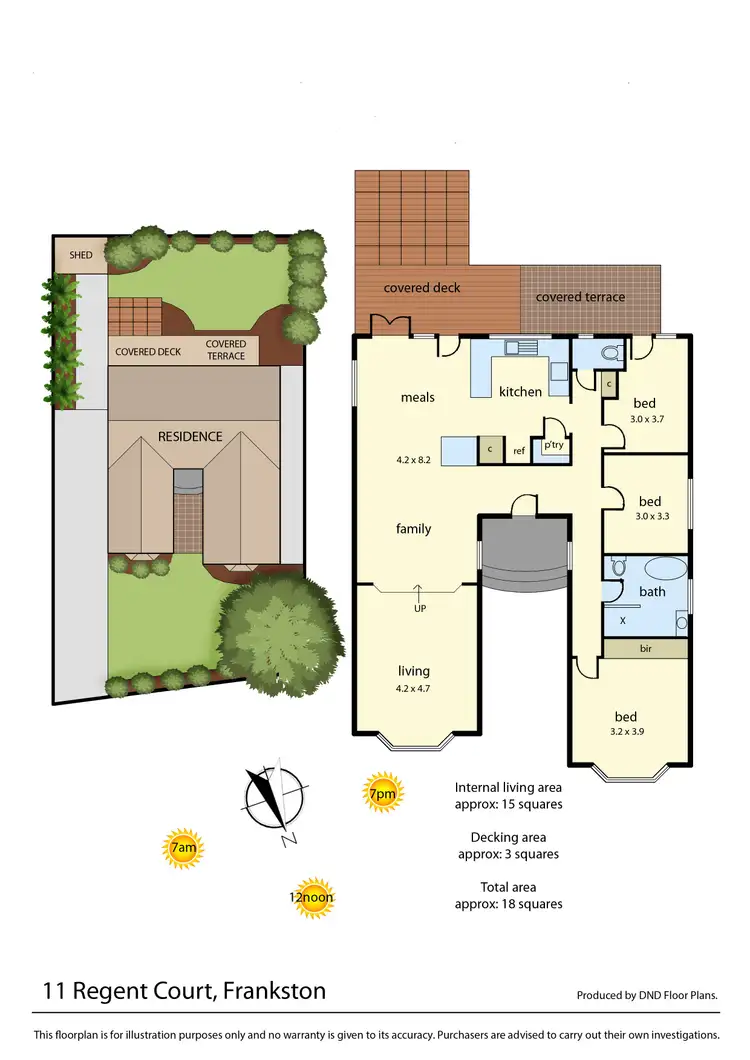 Floorplan of Homely house listing, 11 Regent Court, Frankston VIC 3199