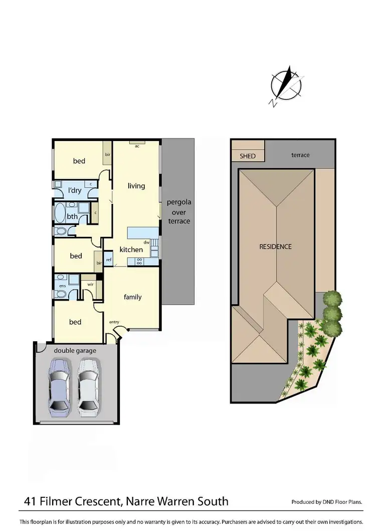 Floorplan of Homely house listing, 41 Filmer Crescent, Narre Warren South VIC 3805