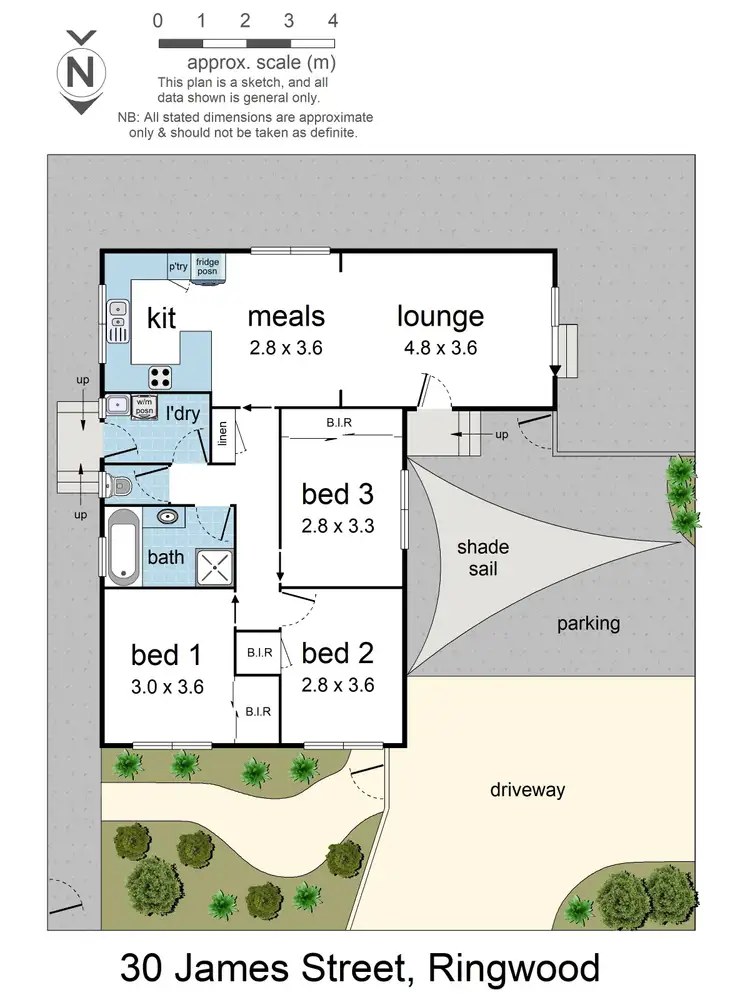 Floorplan of Homely house listing, 30 James Street, Ringwood VIC 3134