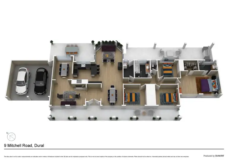 Floorplan of Homely house listing, 9 Mitchell Road, Dural NSW 2158