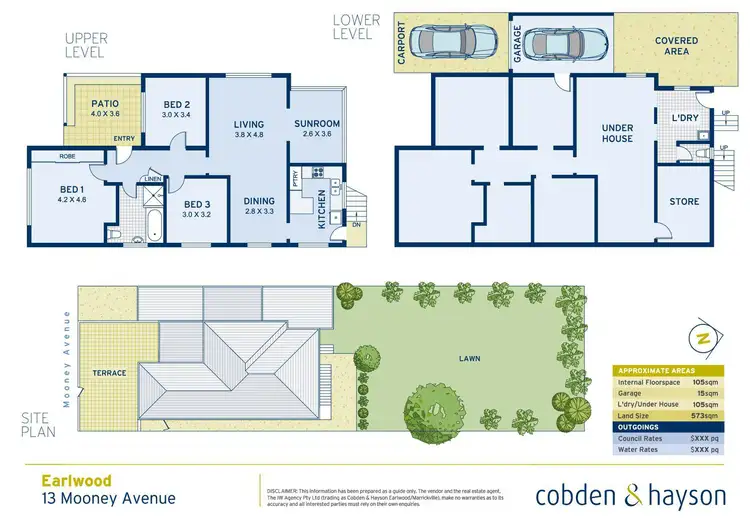 Floorplan of Homely house listing, 13 Mooney Avenue, Earlwood NSW 2206
