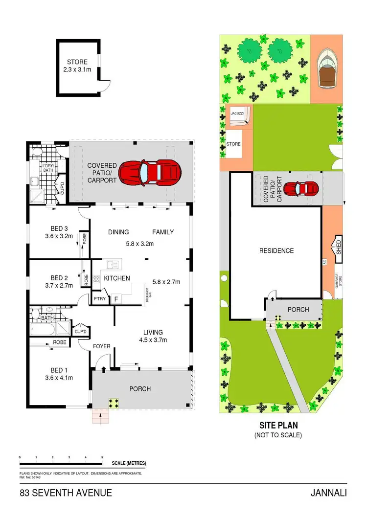 Floorplan of Homely house listing, 83 Seventh Avenue, Jannali NSW 2226