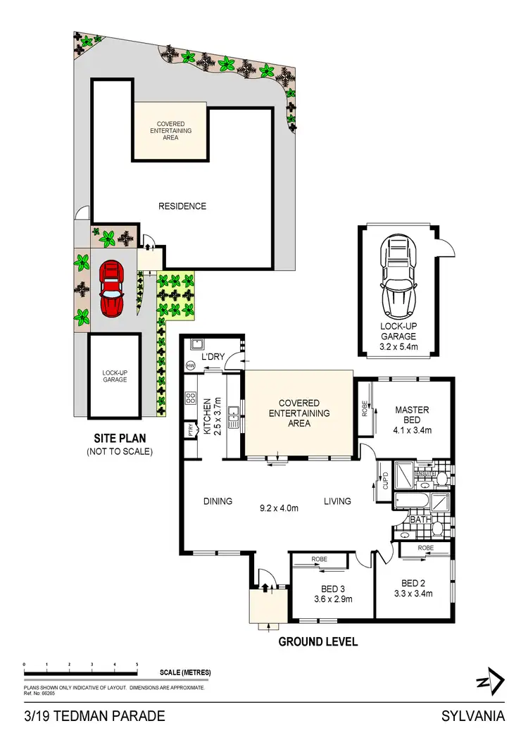 Floorplan of Homely villa listing, 3/19 Tedman Parade, Sylvania NSW 2224