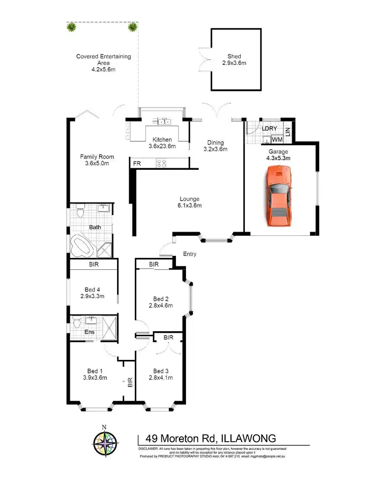 Floorplan of Homely house listing, 49 Moreton Road, Illawong NSW 2234